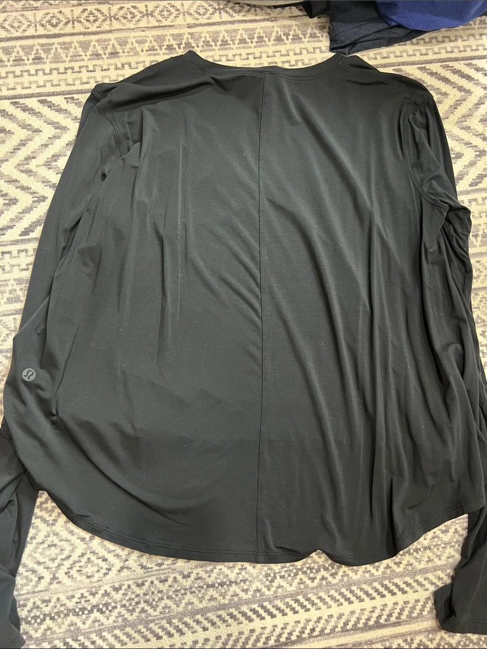 lululemon athletica Black Long-Sleeve Crew Top